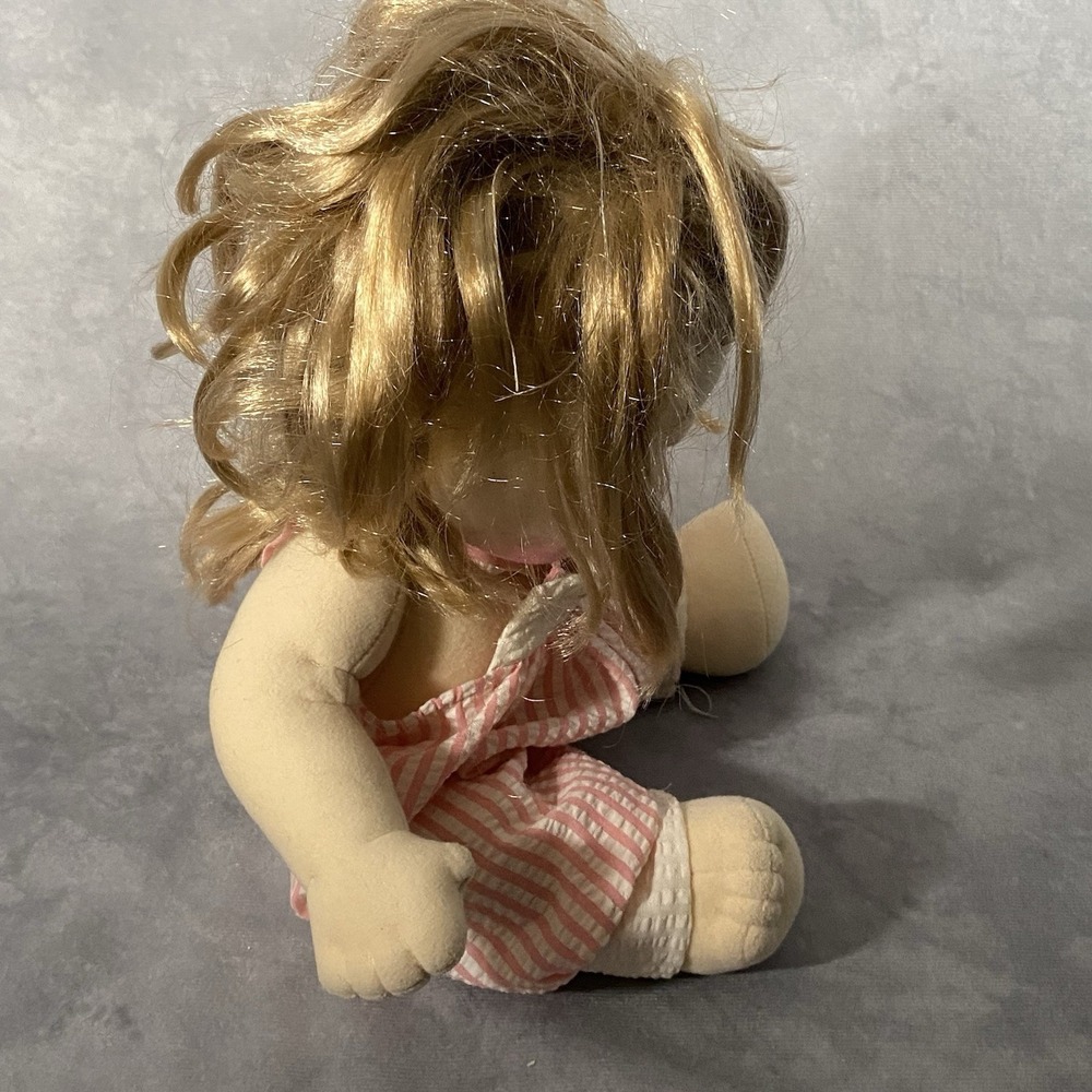 Vintage 1985 Mattel My Child Doll W/ Strawberry Blonde Hair & Aqua Green Eyes - Picture 4 of 10
